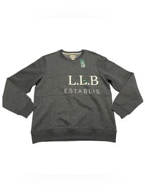 Brand New L.L Bean Freeport Maine Nature Crewneck Sweatshirt Men’s Medium Grey